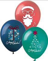 Повітряні кульки "Merry Christmas" 12" (100 штук) ТМ Show