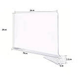 Набір роздільників для речей у шафу. Комплект перегородок для полиць акрилових прозорих 4 шт., фото 10