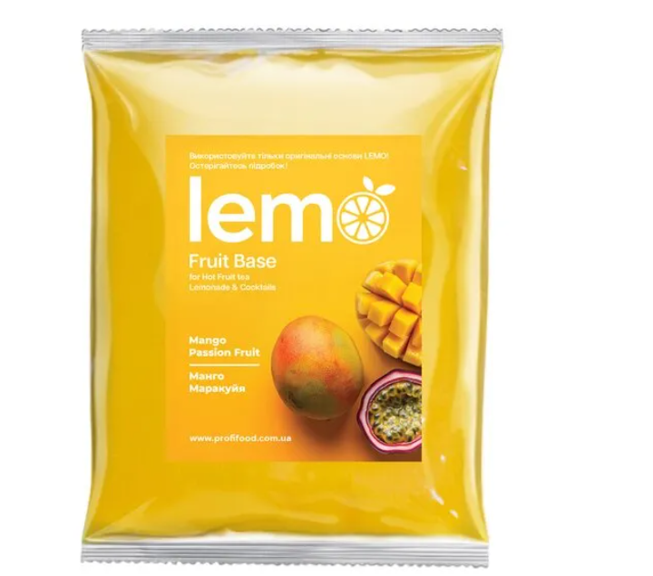 Фруктове пюре Lemo Манго-Маракуйя 1 кг