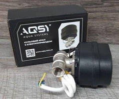 Кульовий кран з електроприводом AQSY FIRST ENOLGAS 3/4" 12 В
