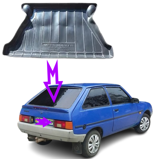 Килимок багажника ЗАЗ 1102 Таврія ( Mega-Locker Харків), фото 1