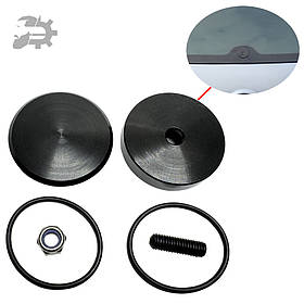 Прокладка заглушка заднього склоочисника Captiva Chevrolet чорна