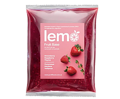 Фруктове пюре Lemo Полуниця-Малина-Чебрець 1 кг