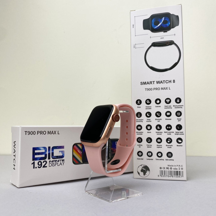 Розумний годинник Smart Т900 Pro Max (Lux) Рожевий, фото 1