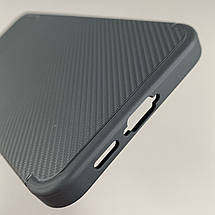Чохол для Samsung Galaxy S24 FE щільний карбоновий чохол на телефон самсунг с24 фе чорний au6, фото 5