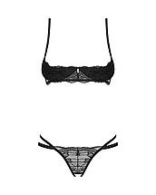 Комплект Obsessive Nutris 2-pcs crotchless set XS/S, фото 3
