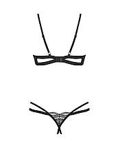 Комплект Obsessive Nutris 2-pcs crotchless set XS/S, фото 4