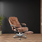 Офісне крісло керівника Virgo X2-дюймові колеса з поліуретану, фото 2