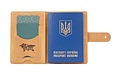 Чоловіче портмоне з відділеннями для карт, паспорта та ID документів "World Map" з натуральної шкіри, фото 7
