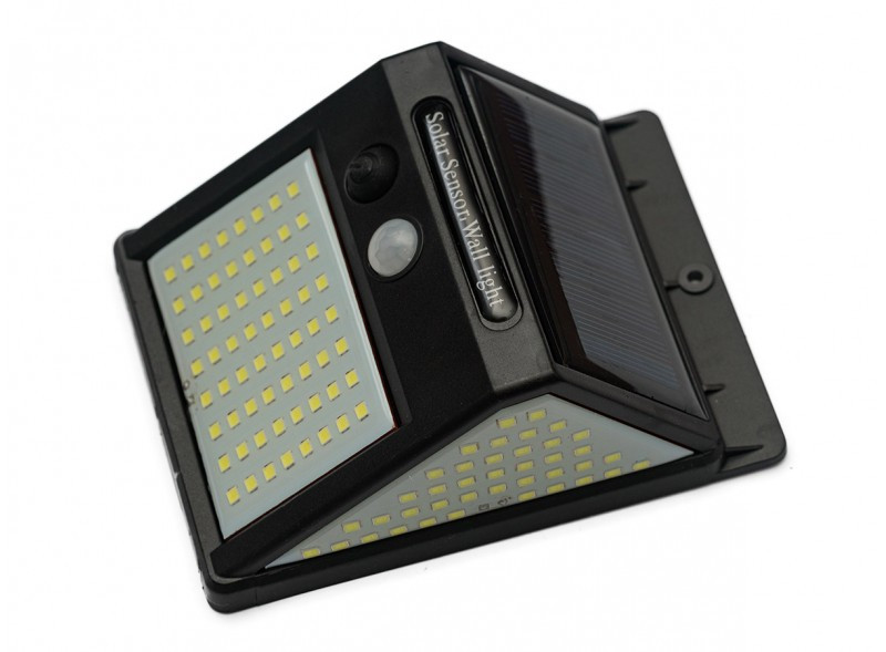 Світлодіодний світильник на сонячних батареях з датчиком руху IP65 14W Luxel, фото 1