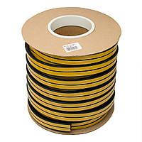 Ущільнювач E 9х4 профіль, чорний 2*75 м (99-016)