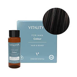 Фарба для чоловіків для волосся та бороди Vitality`s For Man Colour 3х50мл
