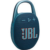 Портативна колонка — бездротова акустика з кліпсою JBL Clip 5 (JBLCLIP5BLU) синя, фото 6