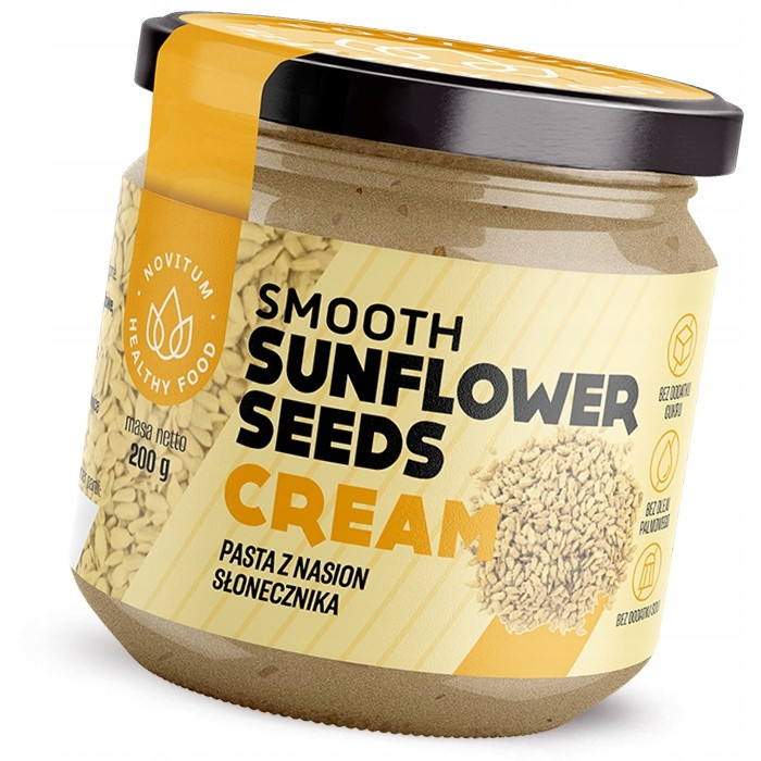 Паста з насіння соняшника Smooth 100% Natural без цукру 200г