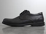 Черевики демісезонні шкіряні чорні чоловіче взуття великих розмірів Rosso Avangard Winterprince BS, фото 3