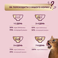 Вологий корм для котів Delickcious Смужки з гарбузом і качкою в крем-супі, 85г, фото 7