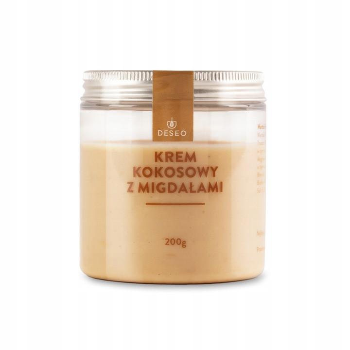 Кокосовий крем CRUNCHY DESEO з мигдалем 200 г