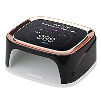 Лампа для манікюру (сушіння гель-лаку, гелю) Sun S10 на акуммуляторі потужністю 108 Вт Black