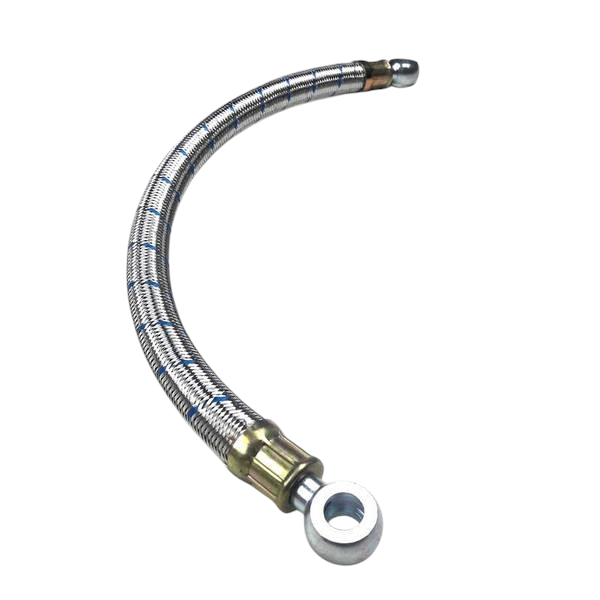 Трубка паливна низького тиску в металооплетці, штуцер 10мм або 14мм - (0.5 м), фото 1