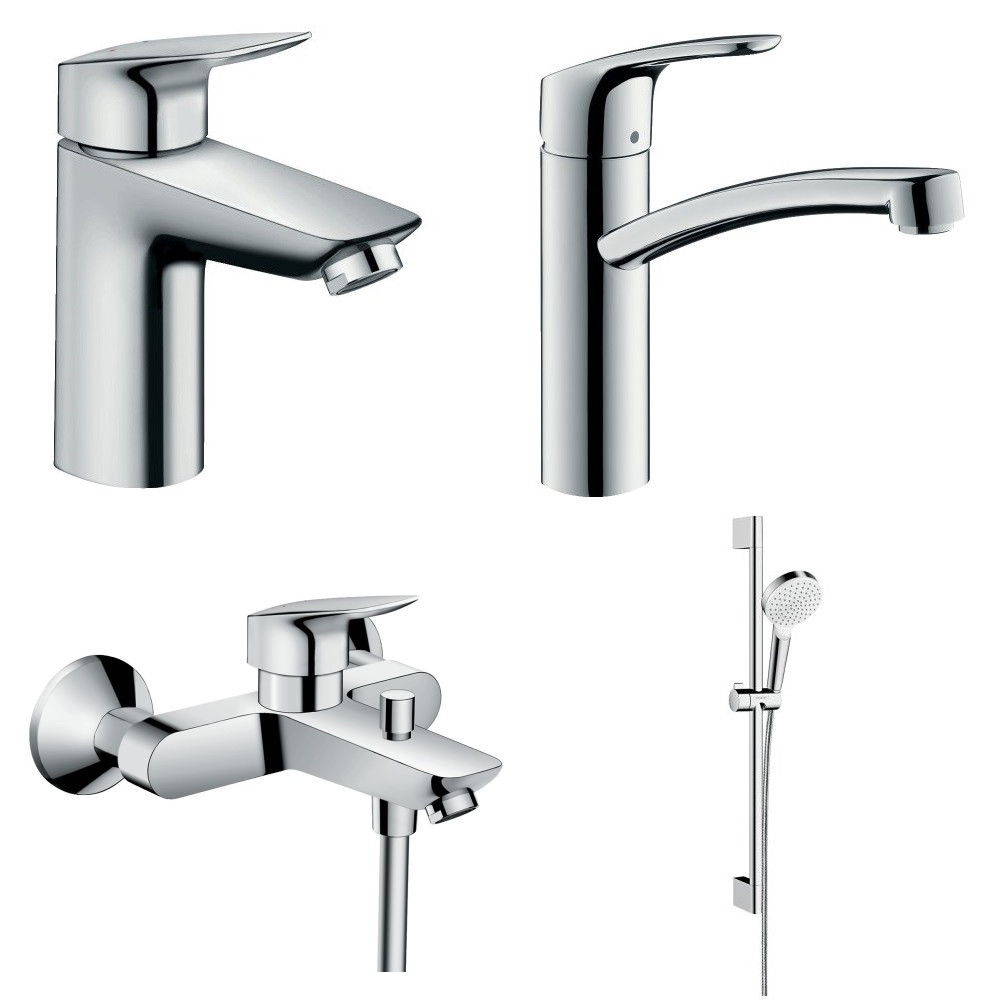 Набір змішувачів Hansgrohe Logis 4 в 1 1312019, фото 1