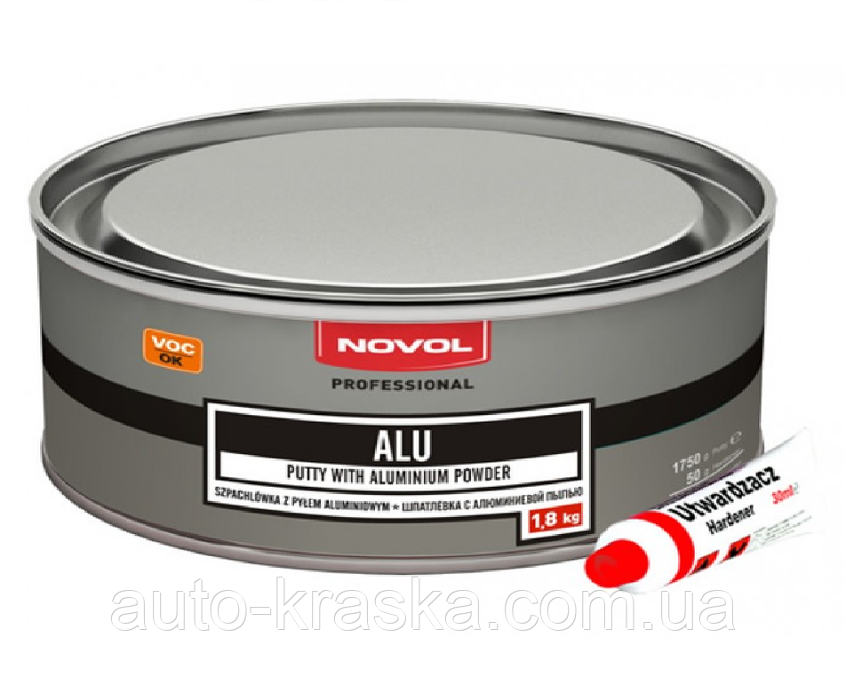Novol Поліефірна шпаклівка "ALU" 1.8 кг.