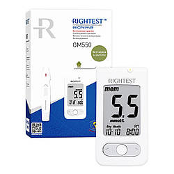 Глюкометр Bionime Rightest GM 550 , ( Біонайм , Швейцарія )