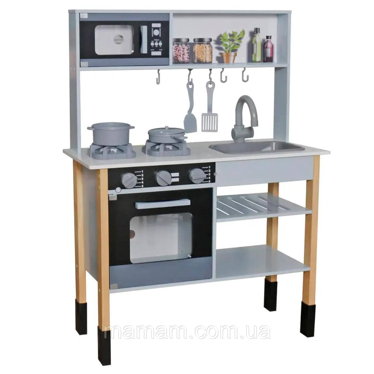 Дитяча дерев'яна кухня AVKO Мерида, звукові та світлові ефекти, фото 1