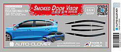 Дефлектори вікон (вітровики) Ford Focus HB MK4 2018 - (Autoclover/Корея)