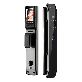 Електронний розумний дверний замок H-14Z Tuya Smart з Face ID, відбитків пальців і NFC-брелком