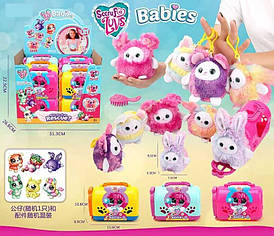 М'яка іграшка "Пухнасте звірятко" в переносці з аксесуарами (677)