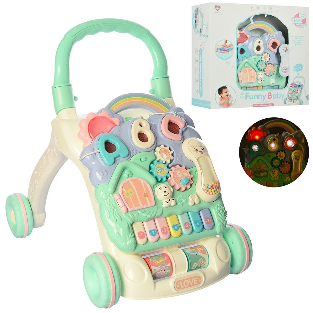 Ходунки-каталка Funny Baby 648A-48 (піаніно, музика, світло)