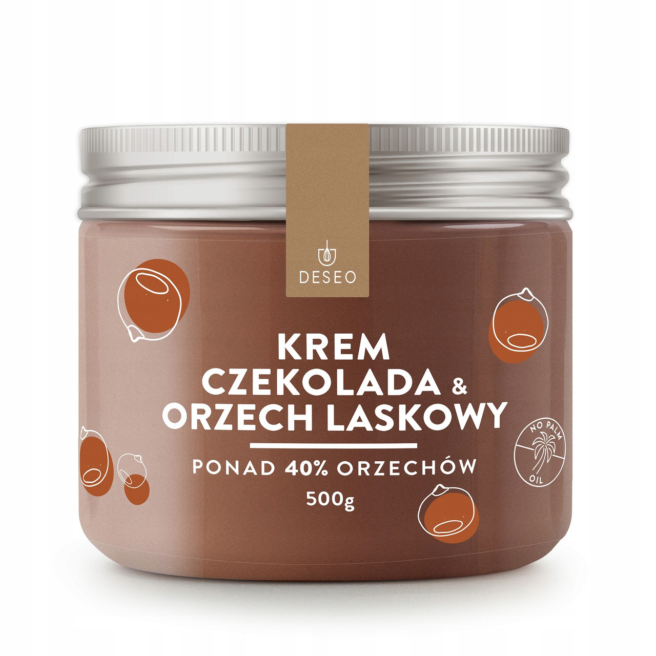 Шоколадно-горіховий крем 500г DESEO