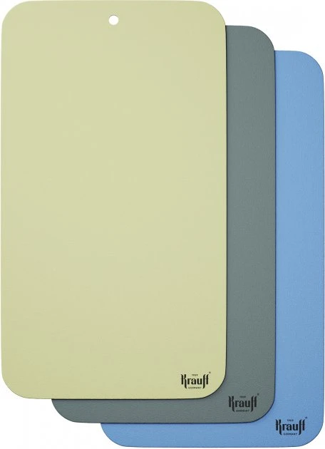 Набір кухонних дошок 3 шт Krauff Palette пластикові кольорові 40.5*23 см 26-288-020, фото 1