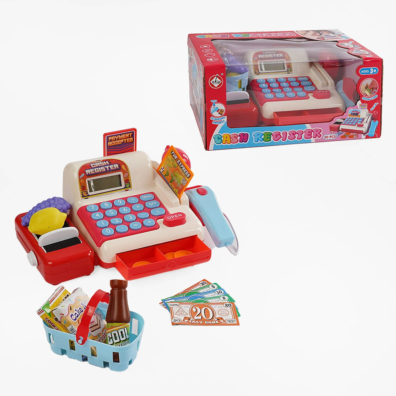 Дитячий касовий апарат 978, фото 1