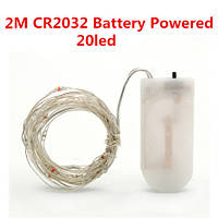 Підсвітка світлодіодна гірлянда нитка крапля роси 2 м для троянди в колбі Lerosh 33 см