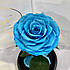 Блакитна троянда в колбі Lerosh — Premium 27 см, фото 2