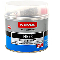 Поліефірна шпаклівка NOVOL зі скловолокном "FIBER" 0.6 кг.