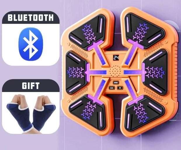 Музичний боксерський тренажер настінний з Bluetooth і вбудованим динаміком + пара рукавичок 31*30*4.5 см
