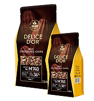 Шоколад молочний 36% M 740 «MIR DELICE D’OR» 1 кг фасовка