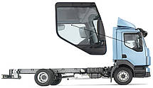 Бічне скло Volvo FE/FES 2006-2013 передніх дверей праве