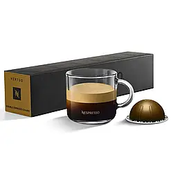 Поштучно! Кава в капсулах Nespresso Vertuo Double Espresso Chiaro 10 шт Швейцарія вертуо капсули
