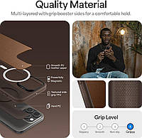 Чохол Spigen Cyrill Kajuk з MagSafe для iPhone 16 Pro Max Saddle Brown (ACS08397), фото 8