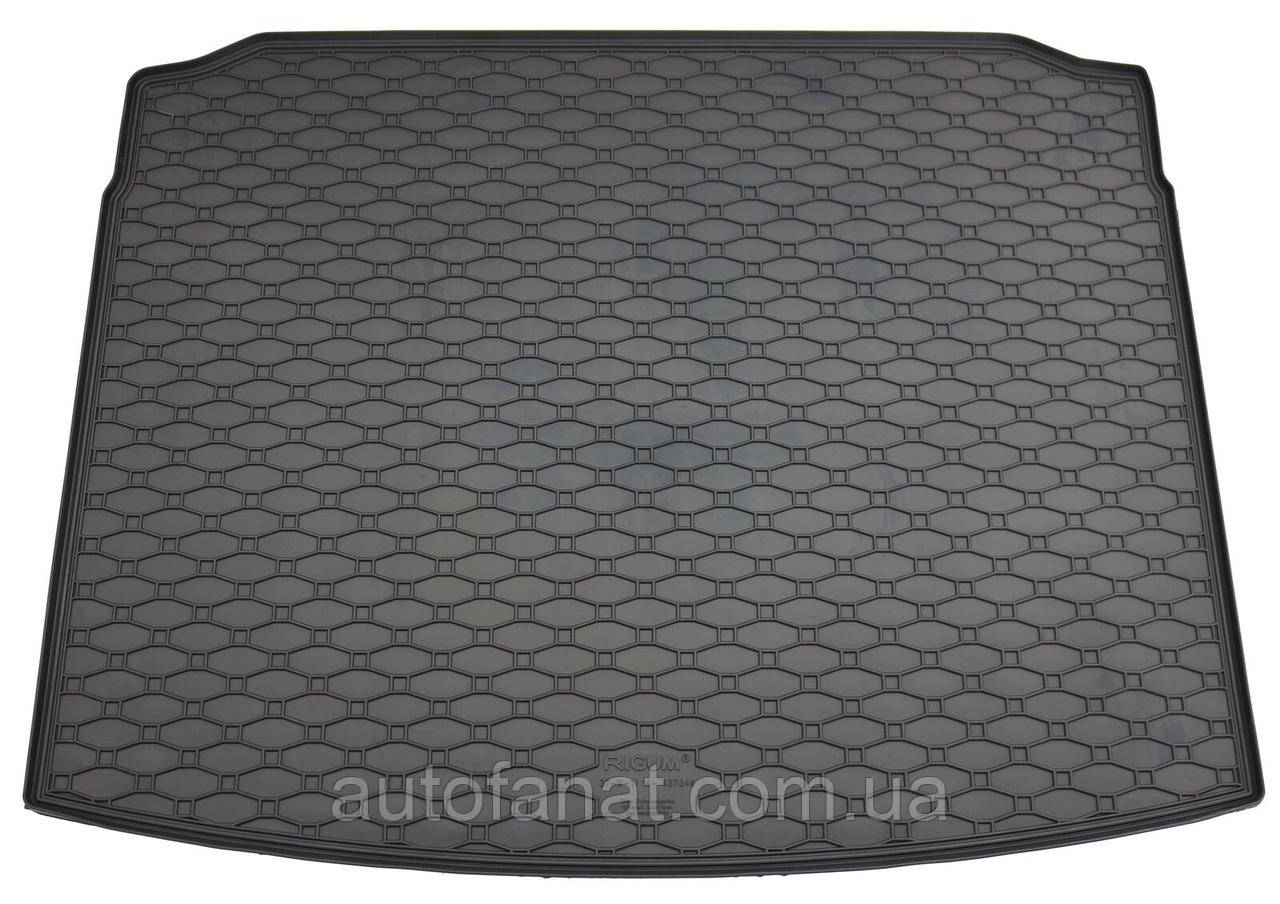 Килимок у багажник VW Tiguan 2016-2024 (без міжполів'я), гумовий Rigum Чехія (437249), фото 1