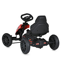 Карт дитячий педальний Bambi M 5779E-3 (ланцюговий привід, колеса EVA, ручне гальмо,до 30 кг), фото 5