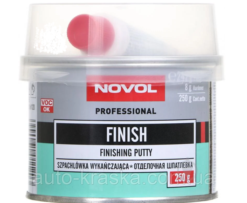 Шпатківниця NOVOL оздоблювальна "FINISH" 0.25 кг.