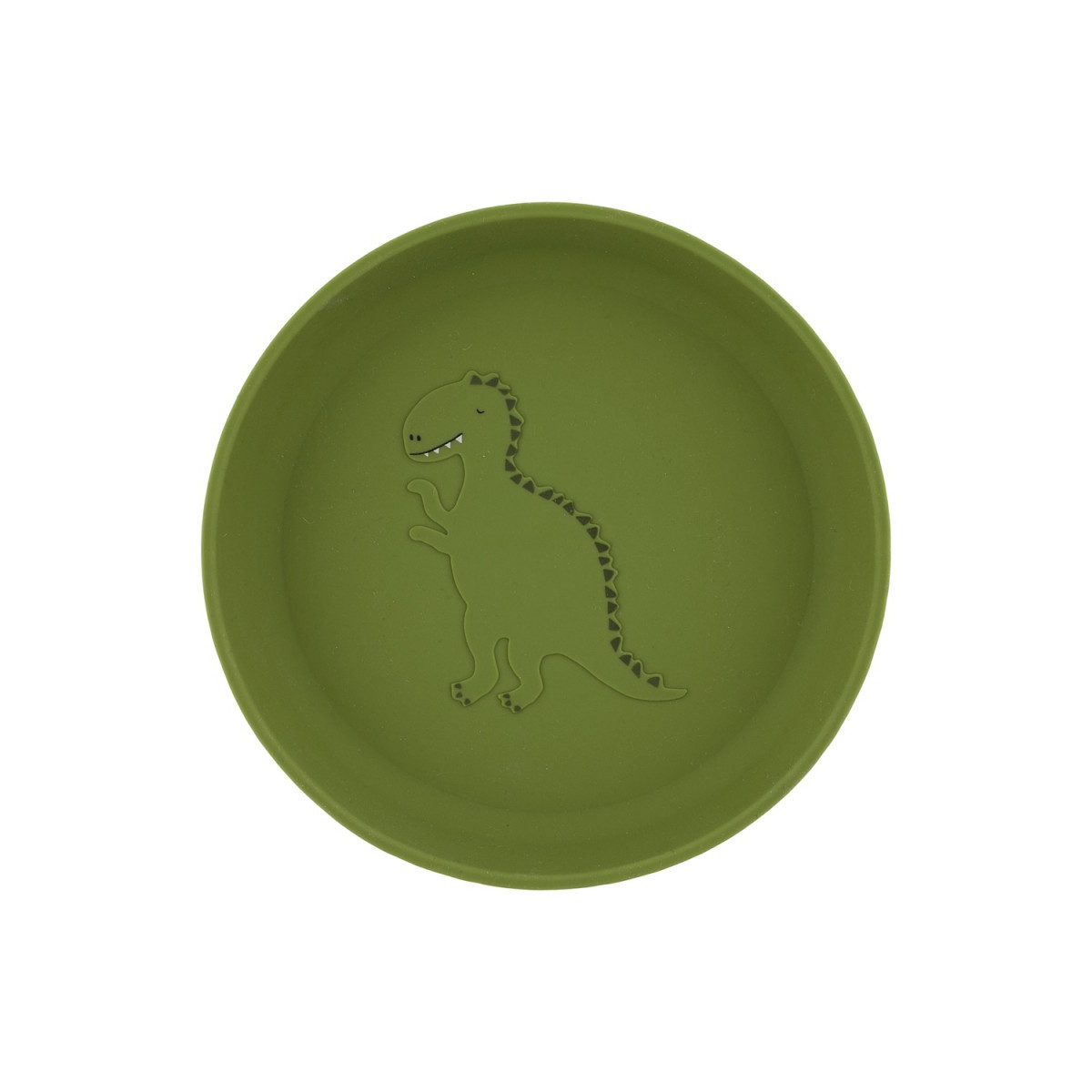 Тарілка дитяча силіконова Trixie, Dino, фото 1