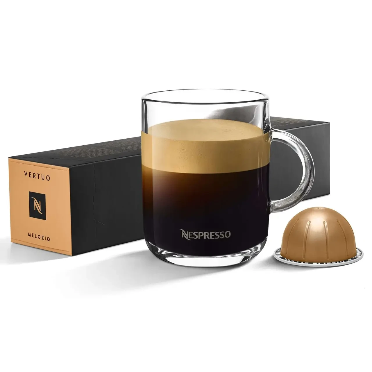 Поштучно! Кава в капсулах Nespresso Vertuo Melozio 10шт Швейцарія вертуо капсули м'яка кава