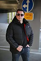 Зимова чоловіча куртка Black Vinyl C24-2223C