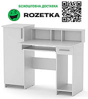 Стіл комп'ютерний Пі Пі 2 Німфея альба Компаніт 118х60х96 см