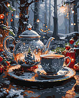 Картина за номерами 40×50 см Kontur. Зимовий натюрморт DS0652